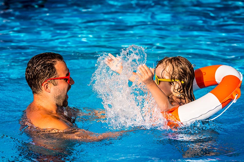 People In Swimming Pool